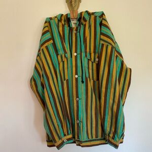 Vintage Corniche striped cotton jacket